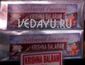 natural incense krishna balaram. благовония натуральные кришна баларам. 280 г. вриндаван индия