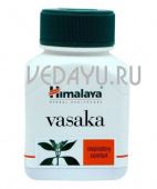 васака vasaka (adhatoda vasika nees) противоастматическое, отхаркивающее, обезболивающее средство. 60 капсул 250 мг. himalaya india.