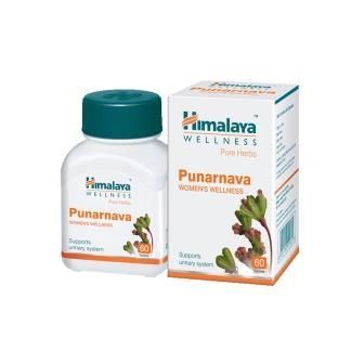 пунарнава punarnava (boerhavia diffusa) мочегонное, поддержка для почек. 60 капсул 250 мг. himalaya india
