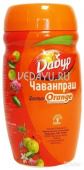 чаванпраш дабур апельсин. chyawanprash orange. многокомпонентный, обогащенный витаминами и минералами биологически активный пищевой продукт. 500 гр. dabur india