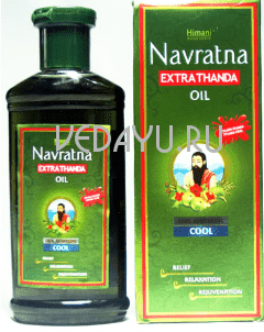 аюрведическое массажное масло химани навратна экстра, himani navratna extra thanda oil. 200 мл индия