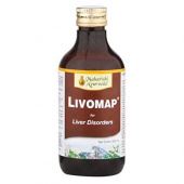 сироп ливомап для защиты печени.  livomap syrup liver tonic. 200 мл. maharishi ayurveda индия
