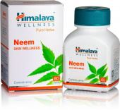 ним neem маргоза  (azadirachta indica), хималая. антисептическое и очищающее средство для кожи. 60 капсул 250 мг. himalaya india