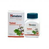туласи, хималая. tulasi (ocimum sanctum) противопростудное, потогонное, жаропонижающее средство. 60 капсул 250 мг. himalaya india