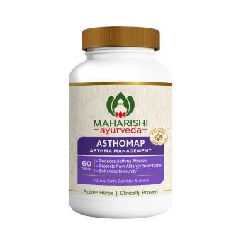 астомап asthomap  maharishi ayurveda. смягчение бронхоспазмов. 100 таб.  индия