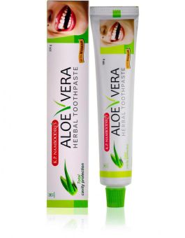 aloe vera herbal toothpaste k.p. namboodiri's. аюрведическая зубная паста алоэ вера к.п. намбудирис. 100 г. индия