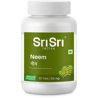 ним в таблетках пр-во шри шри аюрведа. neem shri shri ayurveda. complete skin care. 60 таб. 300 мг.