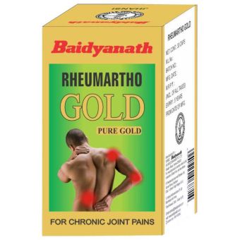 rheumartho gold for osteoarthritis. ревмато с золотом при артритах, остеоартритах, ревматизме, подагре. 30 таб. baidyanath индия