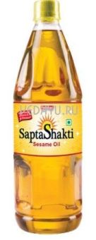 кунжутное масло первого холодного отжима saptashakti. 200 мл индия