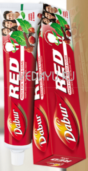 зубная паста dabur red (дабур рэд). лекарственные травы для крепкой эмали. 100 г. dabur индия