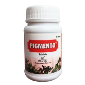 pigmento, charak. пигменто, чарак. лечение пигментации кожи, витилиго. 40 таб. индия