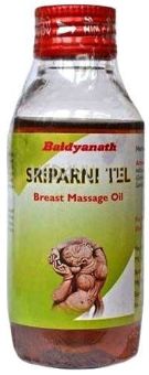 массажное масло для увеличения, оздоровления груди шрипарни. sriparni tel baidyanath. 100 мл индия