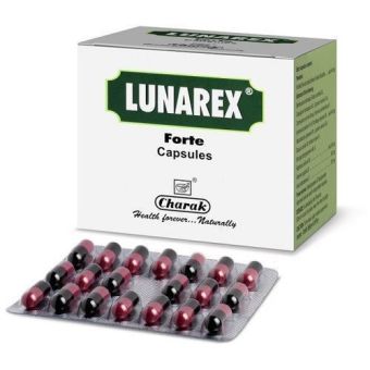 лунарекс форте, чарак. lunarex forte, charak. восстановление менструального цикла. 20 капсул. индия