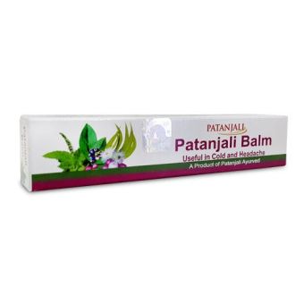 patanjali balm. патанджали бальзам. облегчает симптомы простуды и гриппа, головной и суставной боли.10 г. индия