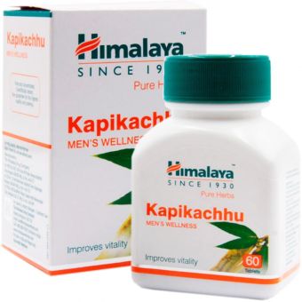 капикачху (kapikachhu). сильный афродизиак, повышение качества спермы. 60 таб. himalaya индия