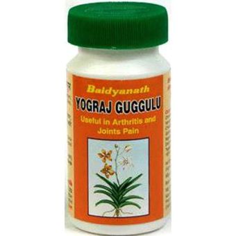 yograj guggulu baidyanath. йоградж гуггул, бадьянатх. при воспалительных, аутоиммунных и дегенеративно-дистрофических заболеваниях суставов. 100 таб. индия
