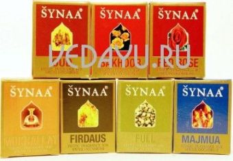 масляные духи synaa, парфюмерный набор 7 шт по 3 мл. индия