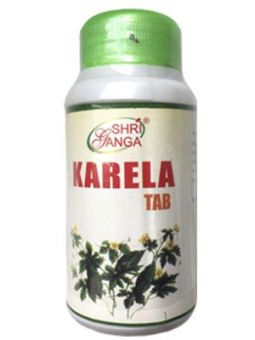 karela, shri ganga. карела, шри ганга. для снижения уровня сахара при диабете, противоопухолевая активность. 120 таб. индия