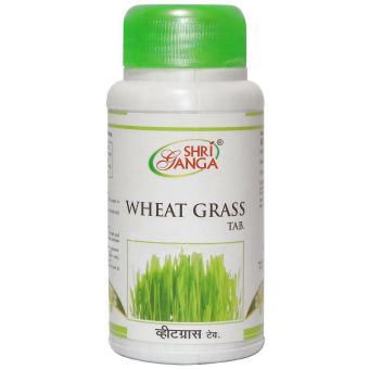 wheat grass shri ganga. вит грас шри ганга. ростки пшеницы. источник хлорофилла, витаминов, минералов, аминокислот, ферментов, флавоноидов и диетических волокон. 60 таб. индия