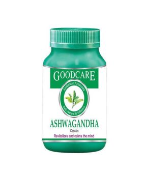 ашвагандха в вегет. капсулах гудкеа. ashwagandha goodcare. укрепляет тело, даёт бодрость и жизненную силу, душевное расслабление. 60 капсул  по 250 мг. индия