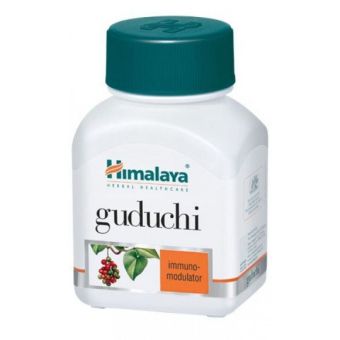 гудучи guduchi (amruth тиноспория сердцелистная). иммуномодулирующее средство. 60 капсул 250 мг. himalaya india.