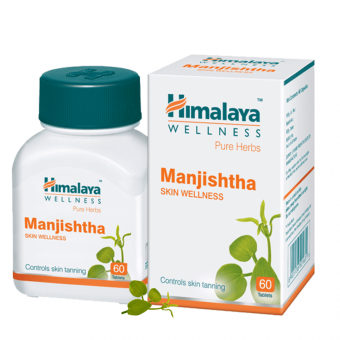 манджишта manjishtha (rubia cordifolia) противовоспалительное, для очищения крови. 60 капсул 250 мг. himalaya india