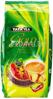 tea gold tata tea чай чёрный индийский. 250 г. индия